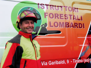 Squadra al completo degli Istruttori Forestali Lombardi